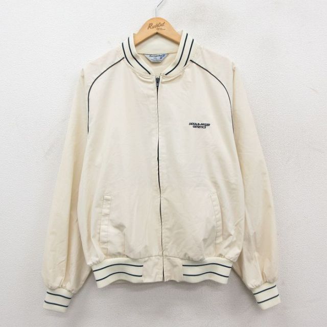 【20%OFF】スイングスター 90s ラグランジャケット DEKALB 生成り ベージュ XL | 古着