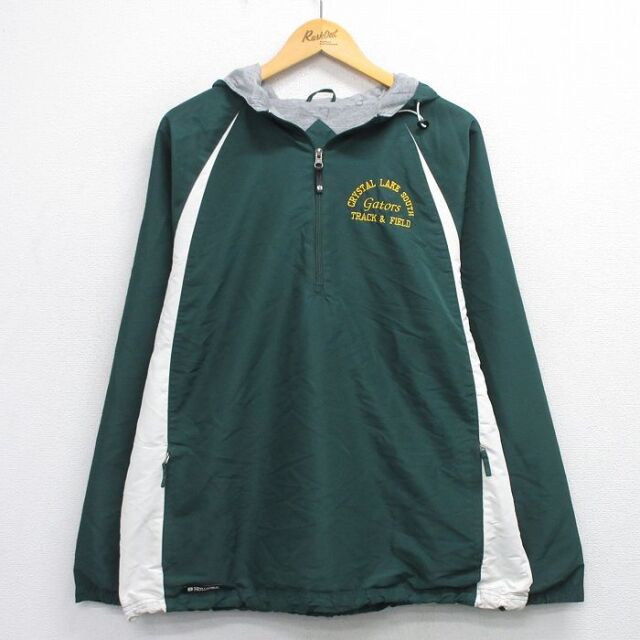 【20%OFF】ホロウェイ 90s ハーフジップジャケット Gators グリーン XL | 古着