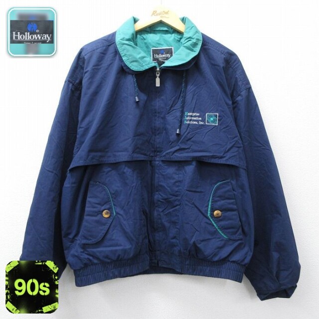 ホロウェイ 90s ジャケット EIS ネイビー XL | 古着