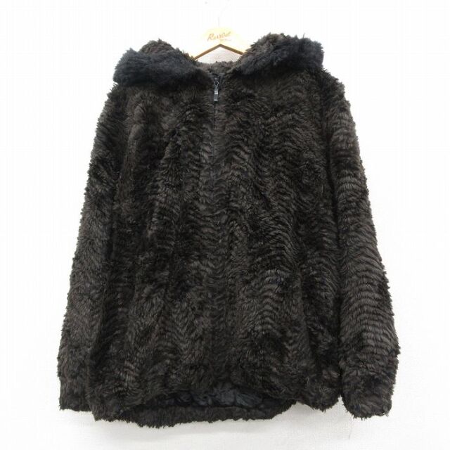 【20%OFF】ファージャケット ブラウン XL | 古着
