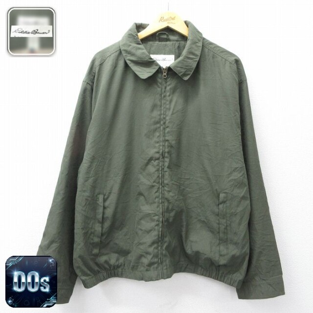 【50%OFF】エディーバウアー 00s スイングトップジャケット グリーン XL | 古着