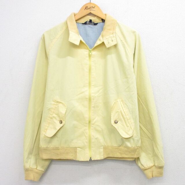 【20%OFF】90s ラグランジャケット イエロー M | 古着