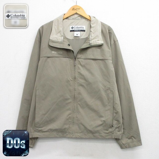 【50%OFF】コロンビア 00s 長袖ジャケット ワンポイントロゴ ベージュ XL | 古着