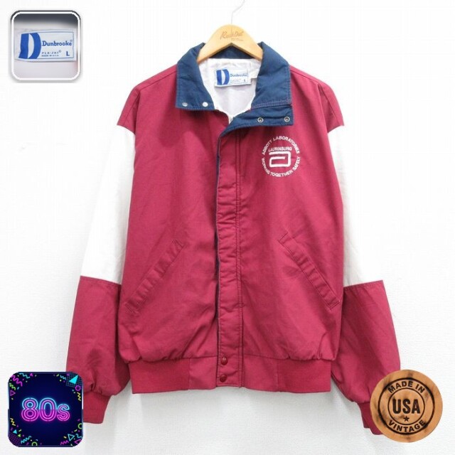 【50%OFF】Dunbrooke 80s ジャケット ABBOTT バーガンディ XL | 古着