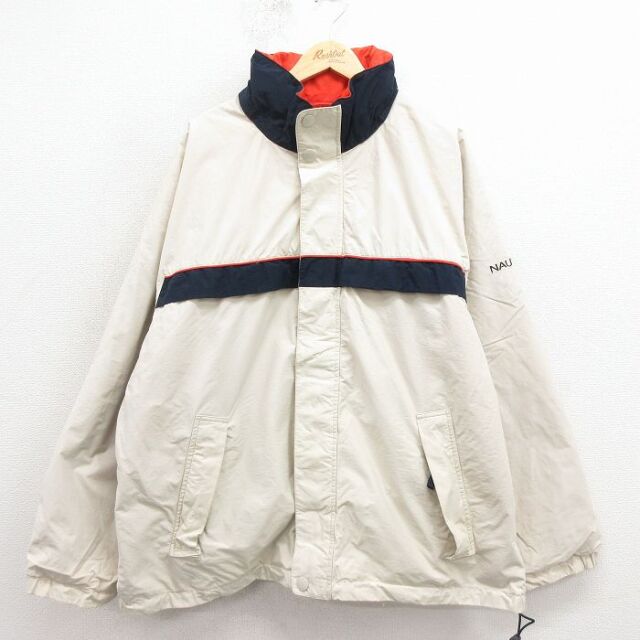 【20%OFF】ノーティカ リバーシブルジャケット ベージュ XL | 古着