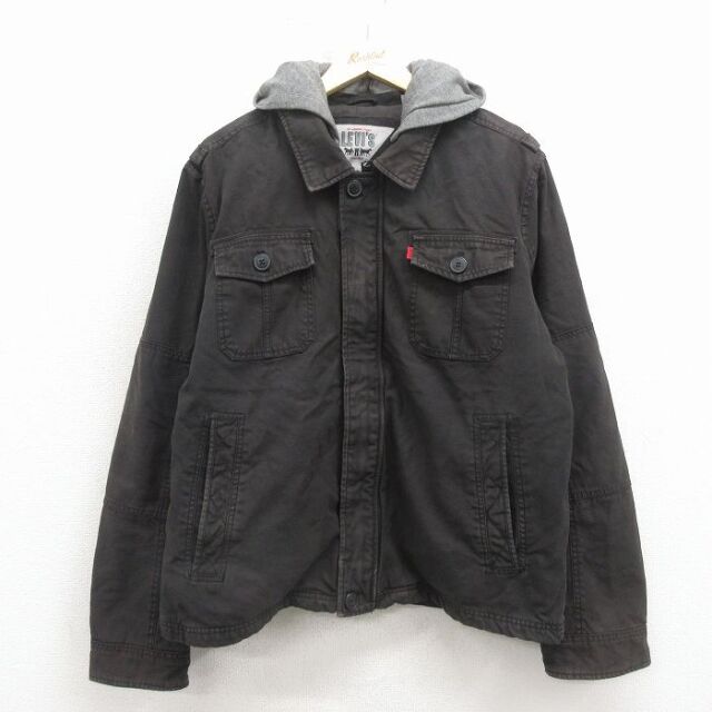 【20%OFF】リーバイス XL 長袖ジャケット ブラック | 古着