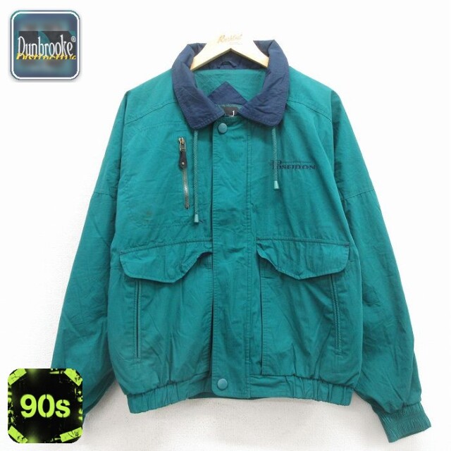Dunbrooke 90s ジャケット ポセイドン グリーン L | 古着