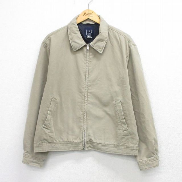 【20%OFF】ギャップ 00s スイングトップジャケット ベージュ XL | 古着
