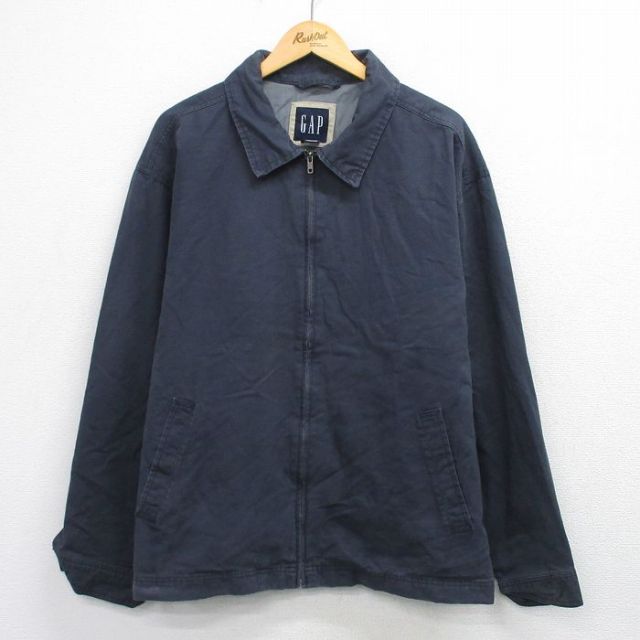 古着通販 XL☆古着 ギャップ GAP 長袖 ジャケット スイングトップ