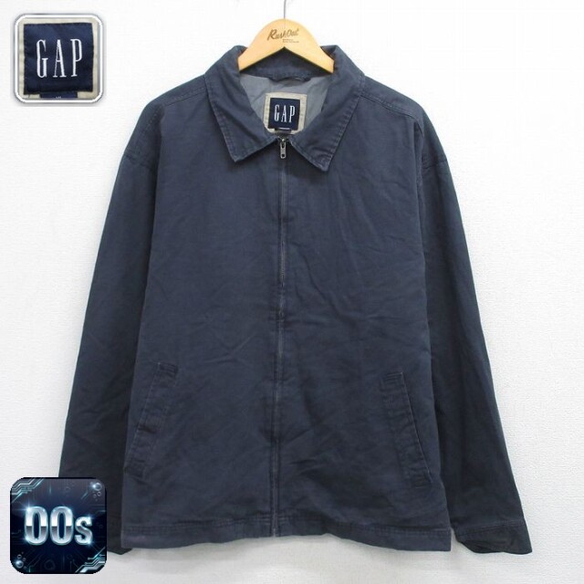 【50%OFF】ギャップ 00s スイングトップジャケット ネイビー XL | 古着