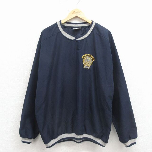 【20%OFF】リー 90s 長袖ジャケット ブルックリン ネイビー XL | 古着