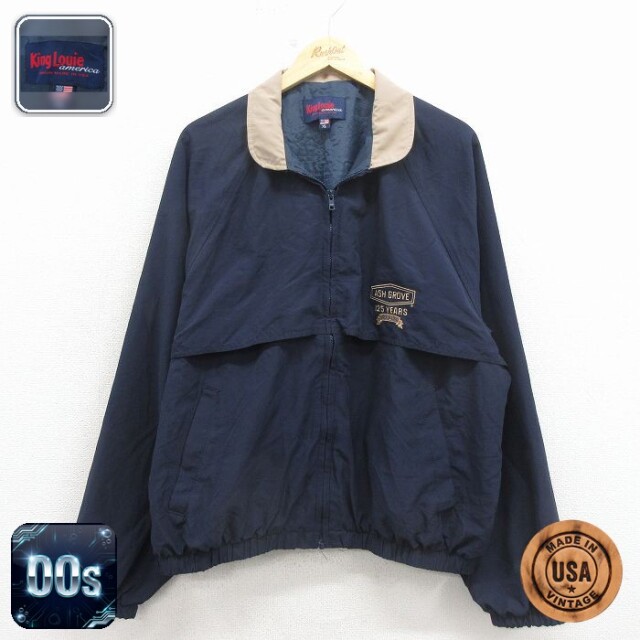 【50%OFF】キングルイ 00s ラグランジャケット ASH ネイビー XL | 古着
