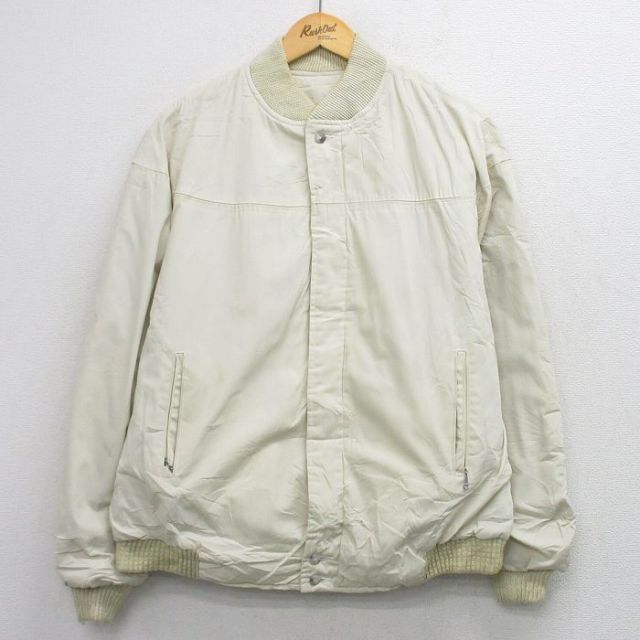 【20％OFF】カタリナ 70s カップショルダーダービージャケット ベージュ メンズXL相当 | 古着