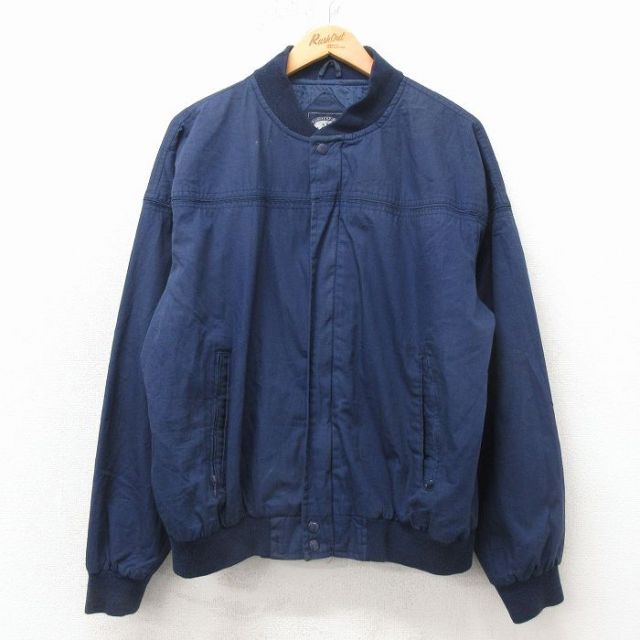 ダービーショルダーカップ 80s 長袖ジャケット ネイビー メンズXL相当 | 古着