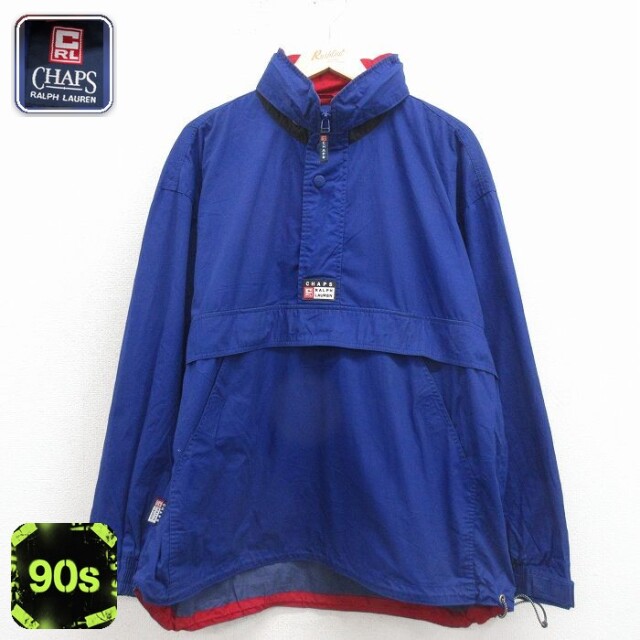 【20%OFF】ラルフローレン 90s ハーフジップアノラックジャケット メンズXL相当 | 古着