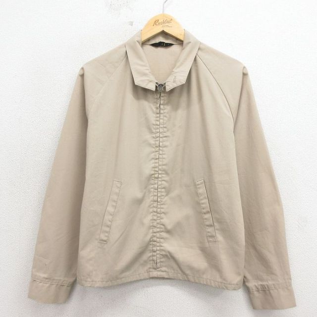 タロン 80s スイングトップジャケット ベージュ メンズM相当 | 古着