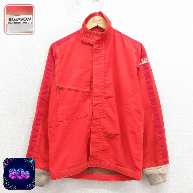 【20%OFF】80s レーシングジャケット タロン レッド メンズM相当 | 古着
