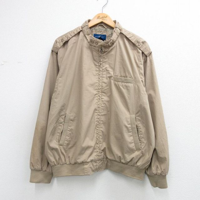 タウンクラフト 90s 長袖ジャケット ベージュ メンズXL相当 | 古着