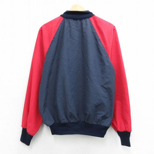 古着通販 L☆古着 長袖 ハーフジップ ジャケット メンズ 80年代 80s