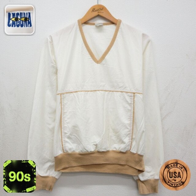 90s 長袖ジャケット ホワイト メンズL相当 | 古着
