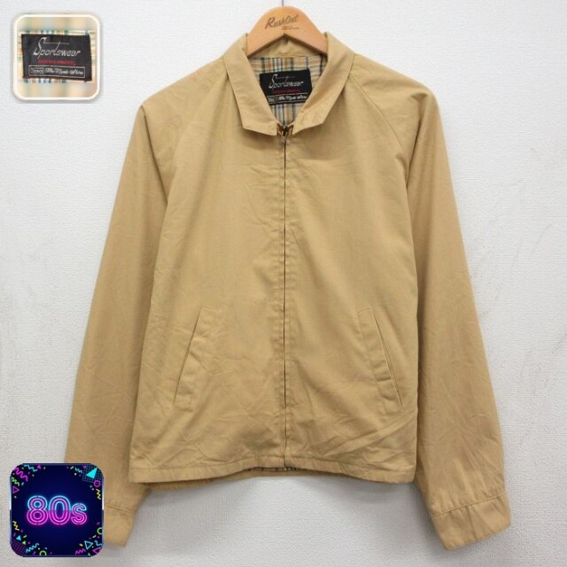 【20%OFF】シアーズ 80s ラグランジャケット タロン ベージュ メンズL相当 | 古着