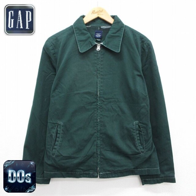 【20%OFF】ギャップ 00s スイングトップジャケット グリーン メンズL相当 | 古着