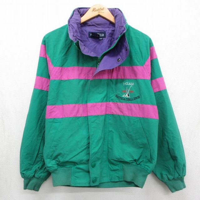 古着通販 XL☆古着 長袖 ジャケット スタジャン メンズ 90年代 90s MLB