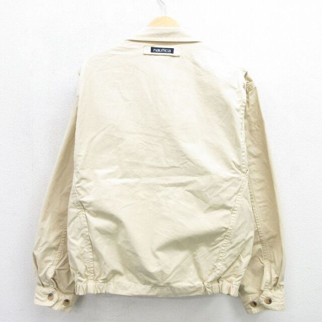90s NUTICA ノーティカ 刺繍ロゴ コットン スイング トップ ブルゾン 古着通販 XL☆古着 ノーティカ 長袖 ブランド ジャケット スイング