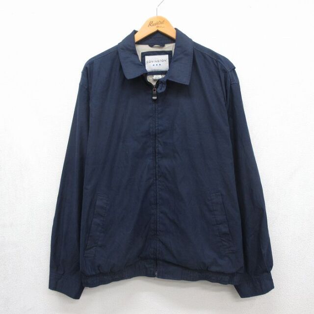古着通販 XL☆古着 長袖 ジャケット スイングトップ メンズ 大きい