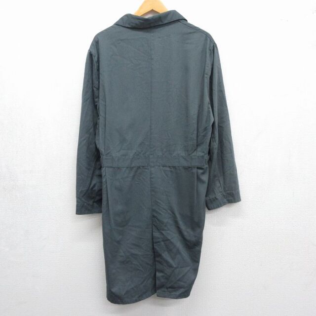 古着通販 L☆古着 長袖 ワーク ショップ コート メンズ 80年代 80s