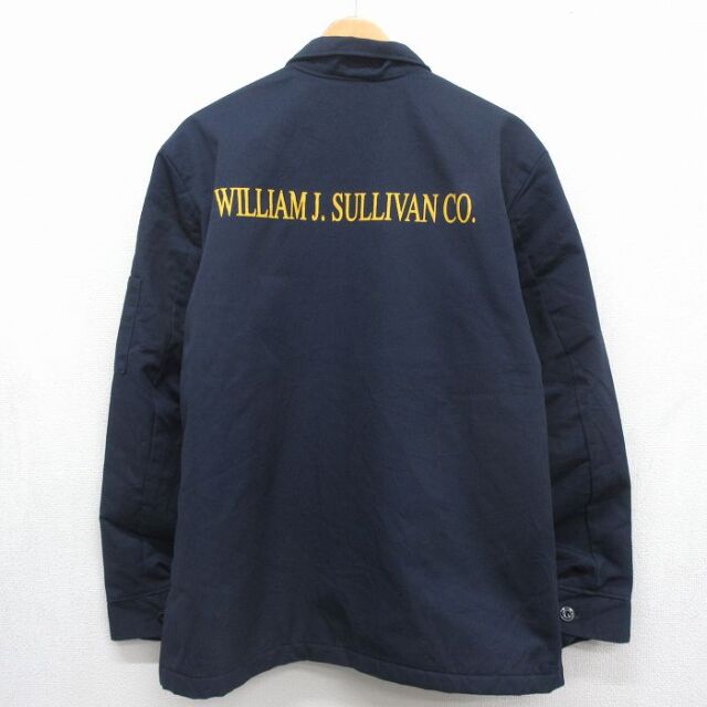 レッドキャップ 80s ワークジャケット WILLIAM J SULLIVAN タロン ネイビー メンズXL相当 | 古着