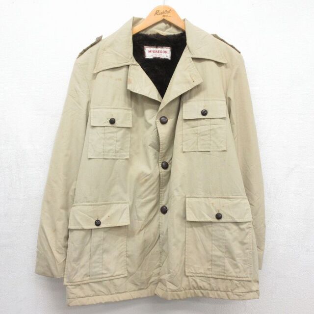 マックレガー 90s ジャケット 内側ファー ベージュ メンズXL相当 | 古着