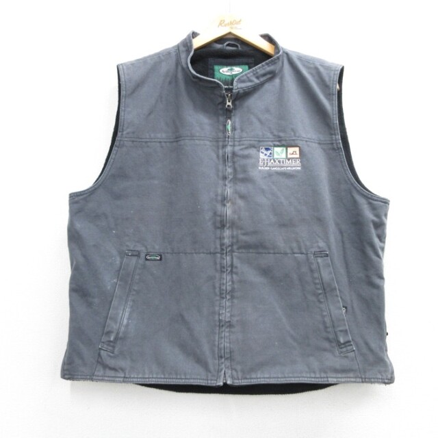 Arborwear 長袖ジャケット 刺繍ロゴ グレー メンズXL相当 | 古着