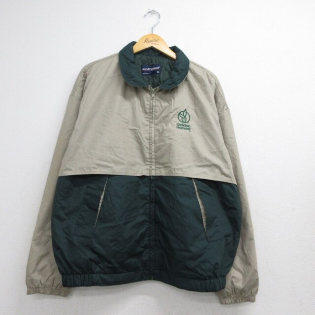 Swingster 90s 長袖ジャケット ツートンカラー ベージュ メンズXL相当 | 古着