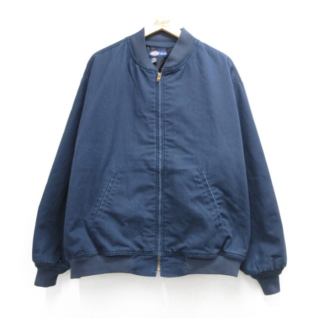 ディッキーズ ジャケット ネイビー メンズXL相当 | 古着