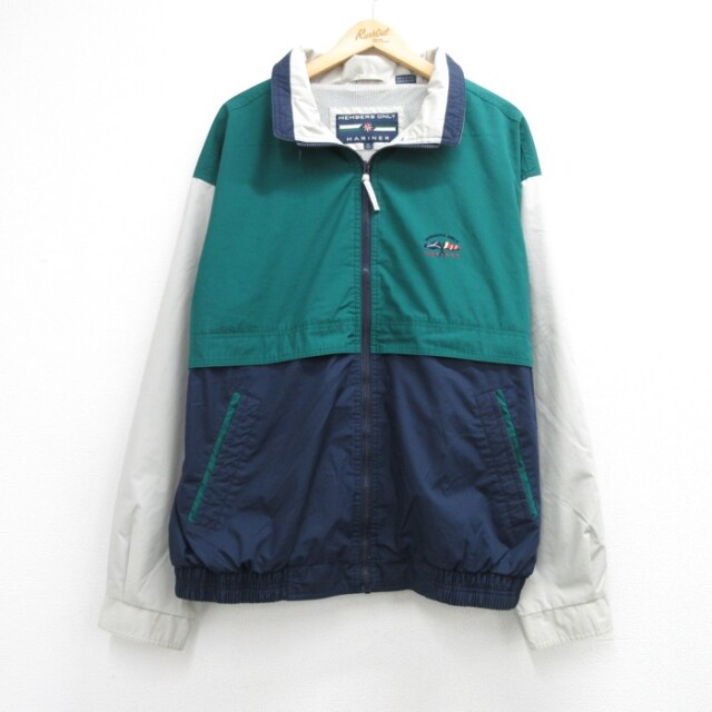 Members Only 長袖 ジャケット 00s グリーン 内側メッシュ メンズXL相当 | 古着