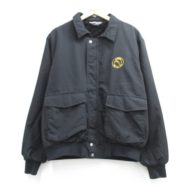 SPORTMASTER 長袖ジャケット McGREW MTC フラップポケット ブラック メンズXL相当 | 古着