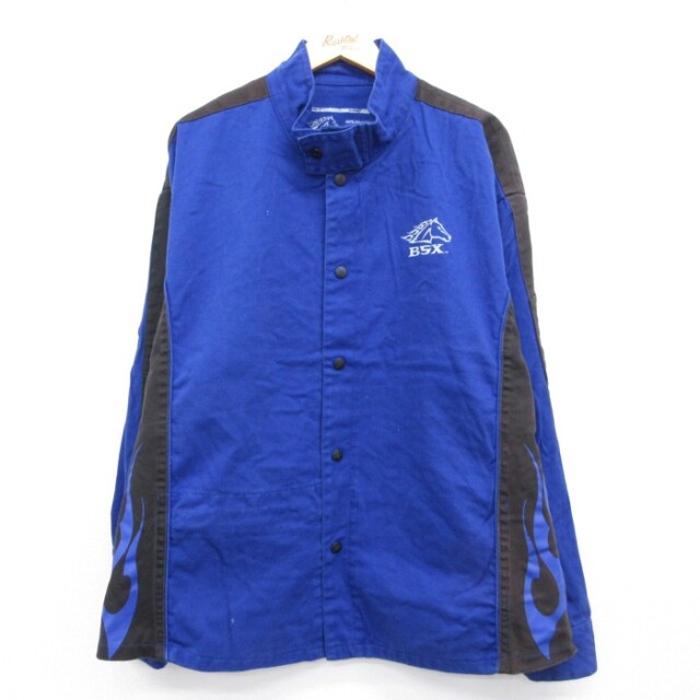 BSX 長袖ジャケット ブルー XL | 古着 26aug26
