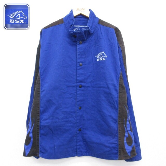 BSX 長袖ジャケット ブルー XL | 古着 26aug26
