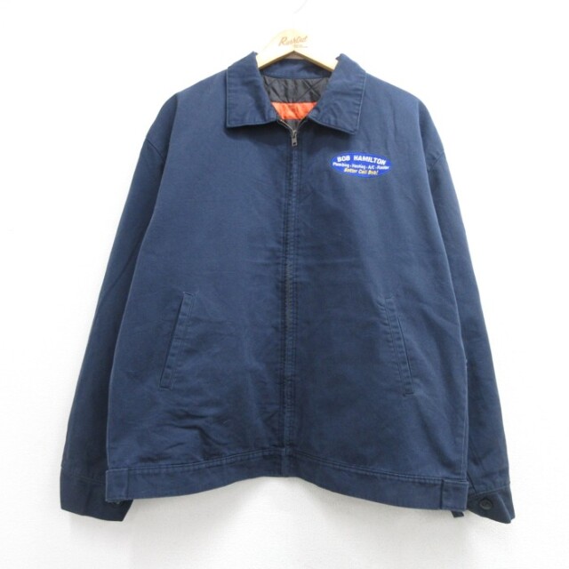 レッドキャップ 00s ジャケット ネイビー XL | 古着 26aug26
