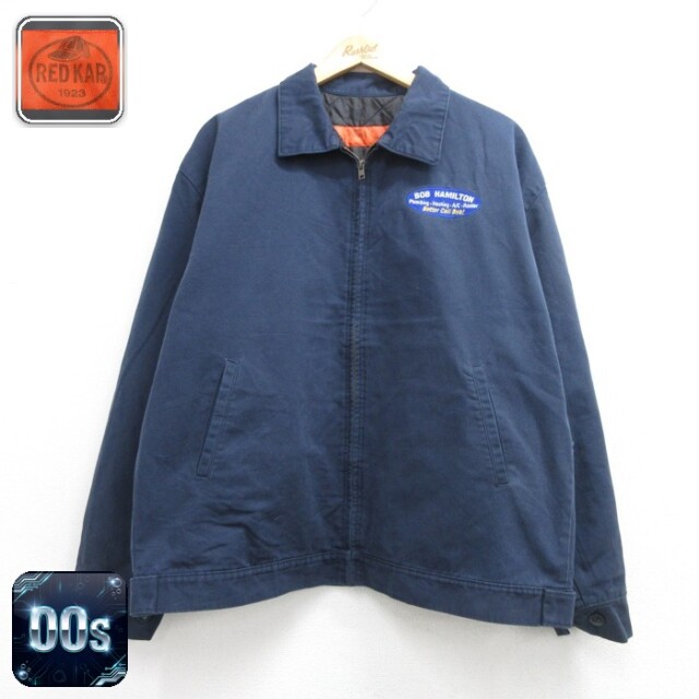 レッドキャップ 00s ジャケット ネイビー XL | 古着 26aug26