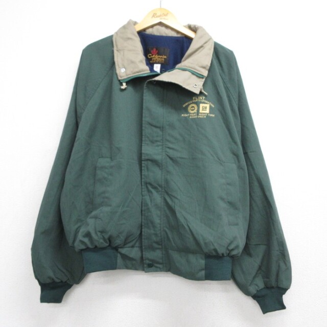 長袖 ジャケット 90s GM UAW USA製 グリーン メンズXL相当 | 古着