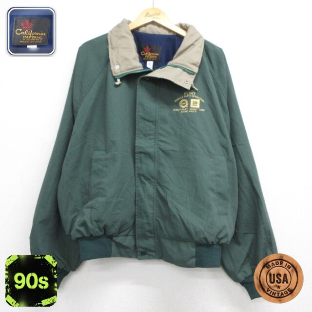 長袖 ジャケット 90s GM UAW USA製 グリーン メンズXL相当 | 古着