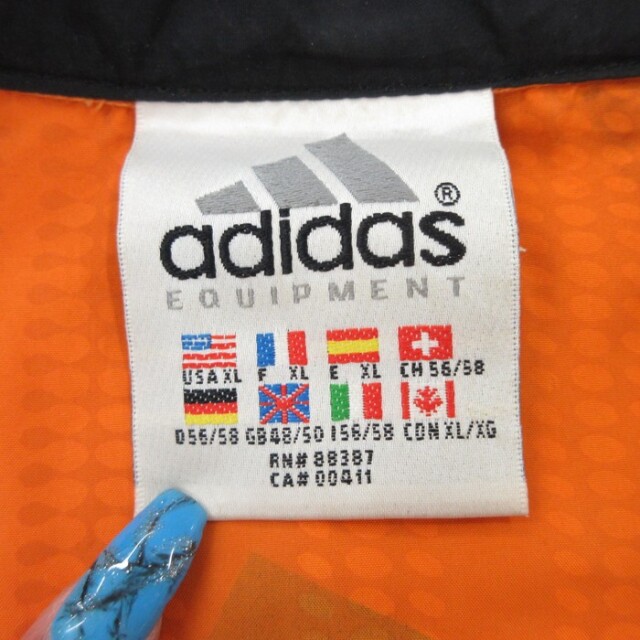 古着通販 XL☆古着 アディダス adidas 長袖 ジャケット メンズ 90年代