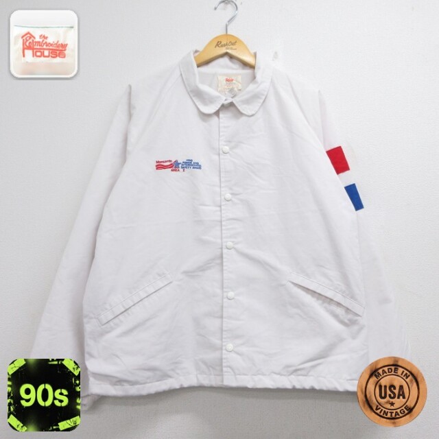 Monsanto 90s 長袖ジャケット ホワイト メンズXL相当 | 古着