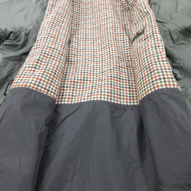 80s USA製 LLbean チェック ロングコート 古着通販 XL☆古着 L.L.Bean エルエルビーン 長袖 ジャケット メンズ