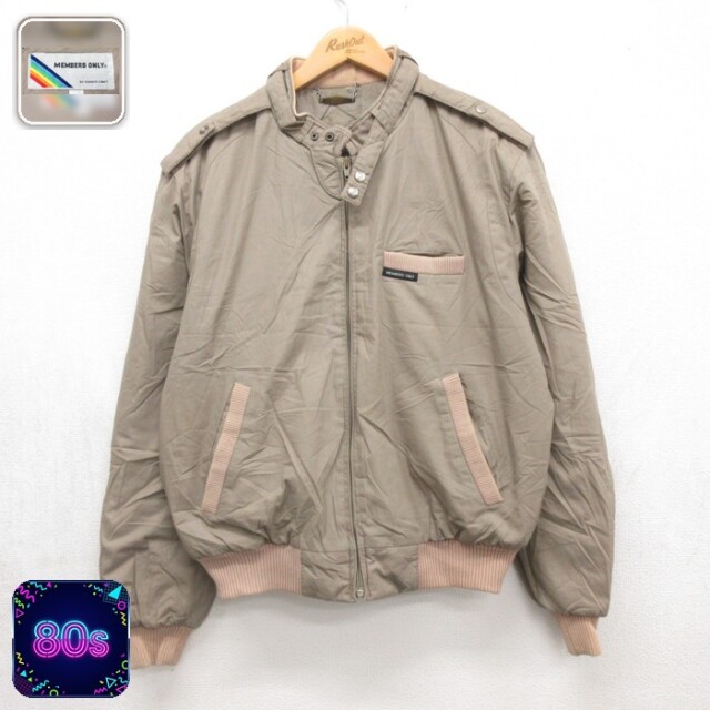 MEMBERS ONLY 長袖 ジャケット 90s ブラウン メンズL相当 | 古着