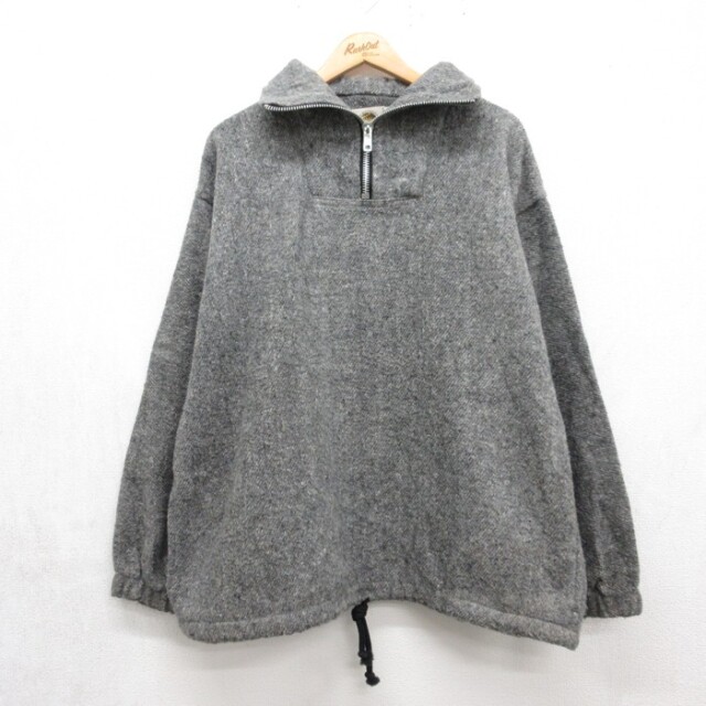 80s 90s モンベル　ハーフジップ カウチンニット m 古着 古着通販 XL☆古着 EARTH RAGZ 長袖 ジャケット ハーフジップ メンズ