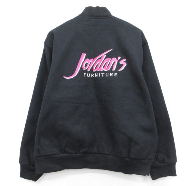 古着通販 XL☆古着 長袖 スタジャン メンズ 90年代 90s Jordans 刺繍