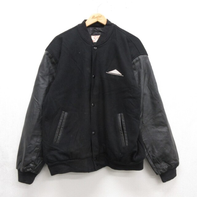 古着通販 XL☆古着 Sichel 長袖 スタジャン メンズ 90年代 90s 刺繍